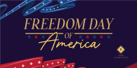 Freedom Day of America Twitter Post Image Preview