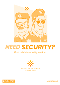 The Best Guard Service Poster Image Preview