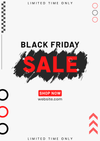 Black Brush Friday Poster Image Preview