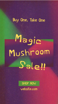 Psychedelic Mushroom Sale Facebook story Image Preview