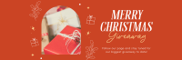 Holly Christmas Giveaway Twitter Header Image Preview