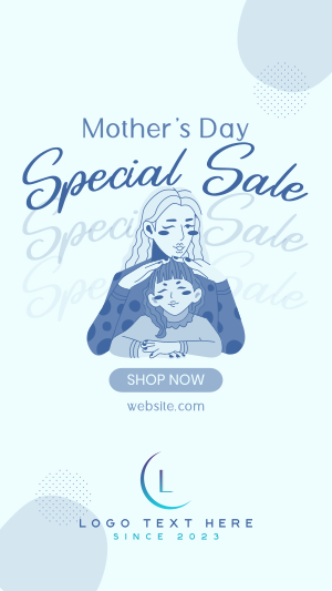 Bright Colors Special Sale for Mother's Day Instagram story Image Preview