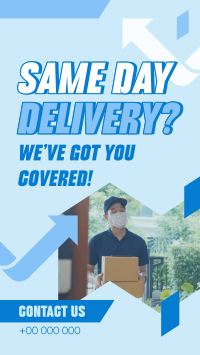 Courier Delivery Services Instagram Reel Image Preview