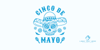 Happy Cinco De Mayo Skull Twitter post Image Preview