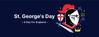 St. George's Knight Helmet Facebook cover Image Preview