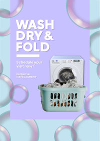 Wash Dry Fold Flyer Image Preview