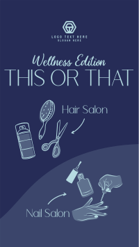 This or That Wellness Salon Instagram reel Image Preview