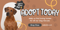 Dog Adoption Twitter Post Image Preview