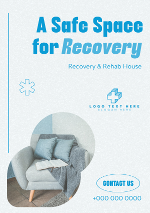 Minimalist Recovery House Flyer Image Preview