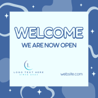 Welcome Now Open Instagram post Image Preview