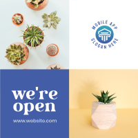 Plant Shop Opening Instagram post Image Preview