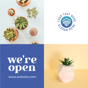 Plant Shop Opening Instagram post Image Preview