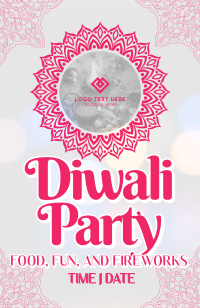 Traditional Diwali Celebration Invitation Preview