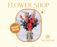 Flower Bouquet Facebook Post Design