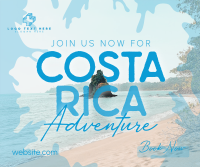 Welcome To Costa Rica Facebook Post Design