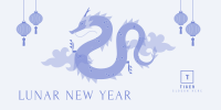 New Year of the Dragon Twitter Post Image Preview