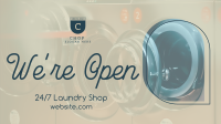 Professional Laundry Facebook Event Cover Design