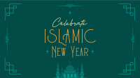 Bless Islamic New Year Facebook Event Cover Design