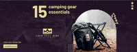 Camping Bag Facebook Cover Image Preview