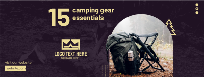 Camping Bag Facebook cover Image Preview