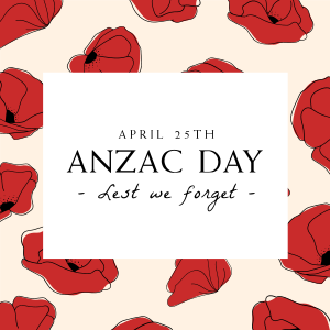 Anzac Day Pattern Linkedin Post Image Preview