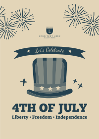 4th of July Hat Poster Image Preview