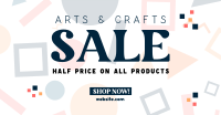 Art Supply Clearance Facebook ad Image Preview