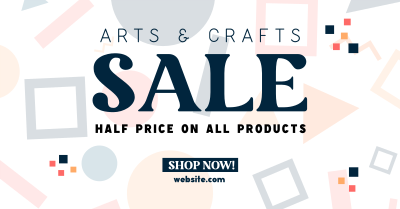 Art Supply Clearance Facebook ad Image Preview