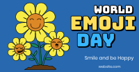 Sunflower Emoji Facebook Ad Design
