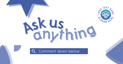 What Would You Like to Ask? Facebook ad Image Preview