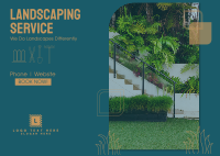Landscaping Service Postcard Design