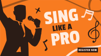 Sing Like a Pro Facebook Event Cover Design