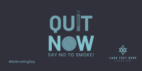 Quit Smoking Now Twitter post Image Preview