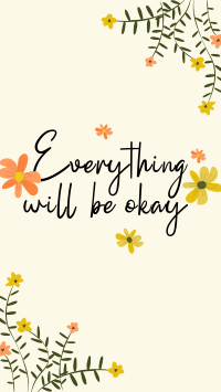 Everything will be okay Instagram Story Design