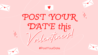 Your Valentine's Date Facebook event cover Image Preview