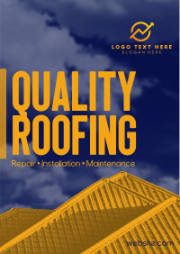 Quality Roofs Flyer Design
