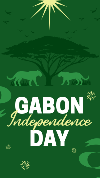 Gabon Independence Day Video Image Preview