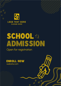 School Admission Flyer Image Preview