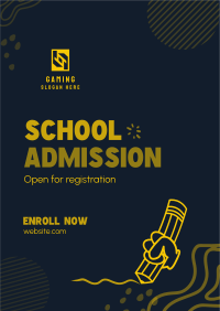 School Admission Flyer Image Preview