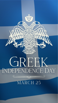 Traditional Greek Independence Day TikTok Video Image Preview