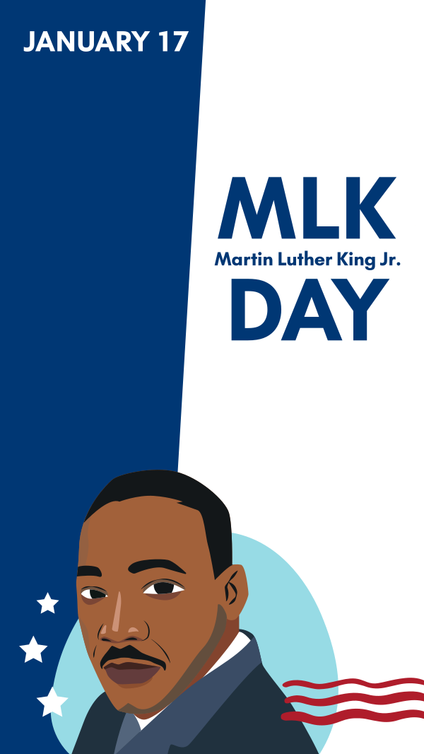 MLK Day Reminder Instagram Story Design Image Preview