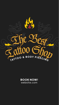 Tattoo & Piercings TikTok Video Preview