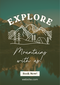 Explore Mountains Flyer Image Preview