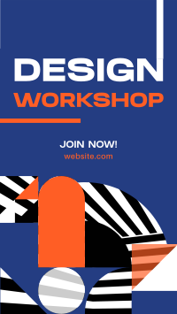 Modern Abstract Design Workshop YouTube short Image Preview