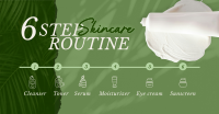6-Step Skincare Routine Facebook Ad Design