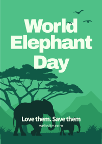 Safari Elephant Poster Image Preview