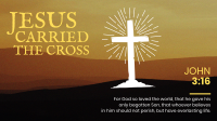 Jesus Cross Facebook event cover Image Preview