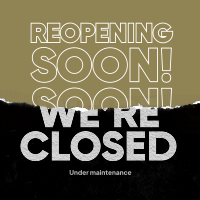 Reopening Soon Instagram Post Design