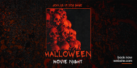 Halloween Movie Night Twitter post Image Preview