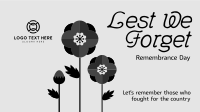 Poppy Remembrance Day Facebook Event Cover Design